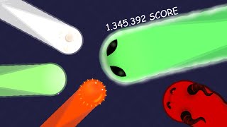 Limax.io - 1,345,392 SCORE // *NEW* WORLD RECORD! (game like slither.io) - k3lp