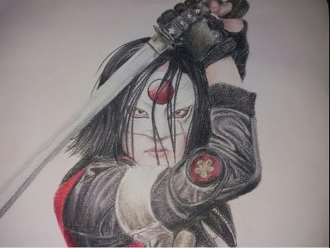 suicide squad katana drawing