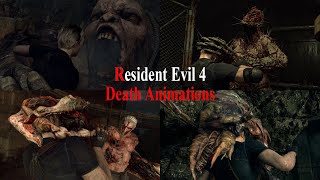 【Resident Evil 4 Remake】Death Animations - Normal Enemies + Bosses