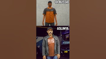 Thumbnail of Karakter Game Bussid vs Aslinya di Dunia Nyata #Bussid #shorts