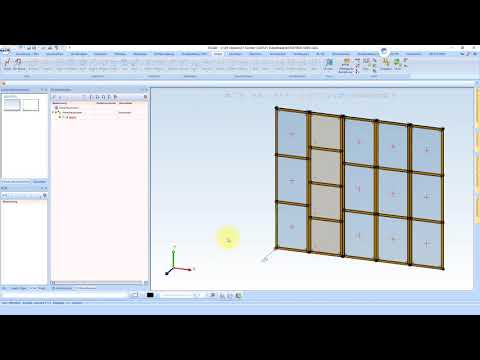 HiCAD 2020 - Example element distribution - Foldable gate with subtitle