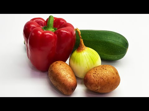 Супер ужин из сезонных продуктов. Рагу овощное с мясом в духовке