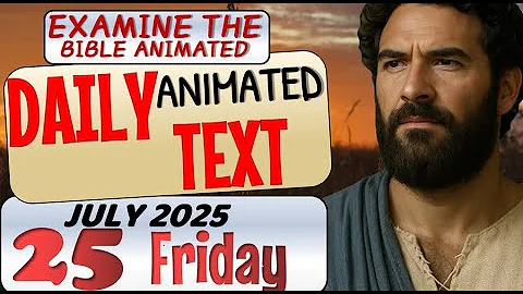 JW DAILY ANIMATED TEXT 🔵CHRIST'S GUIDANCE. ✅ EXAMINE THE BIBLE ANIMATED