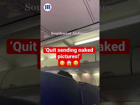 Someone airdropped ‘naked pictures’ on a flight and the pilot reacts #shorts #omg #funny #airdrop