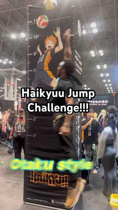 Haikyuu Jump Challenge! 🏐 #anime #haikyuu #shorts