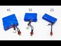 How to Make 2S 3S 4S Battery from 18650 batteries