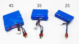 How to Make 2S 3S 4S Battery from 18650 batteries