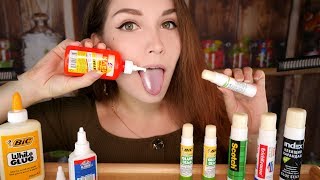 АСМР Итинг 🍼 КЛЕЙ🥄 ASMR Edible GLUE [PRANK] (No Talking)🥛