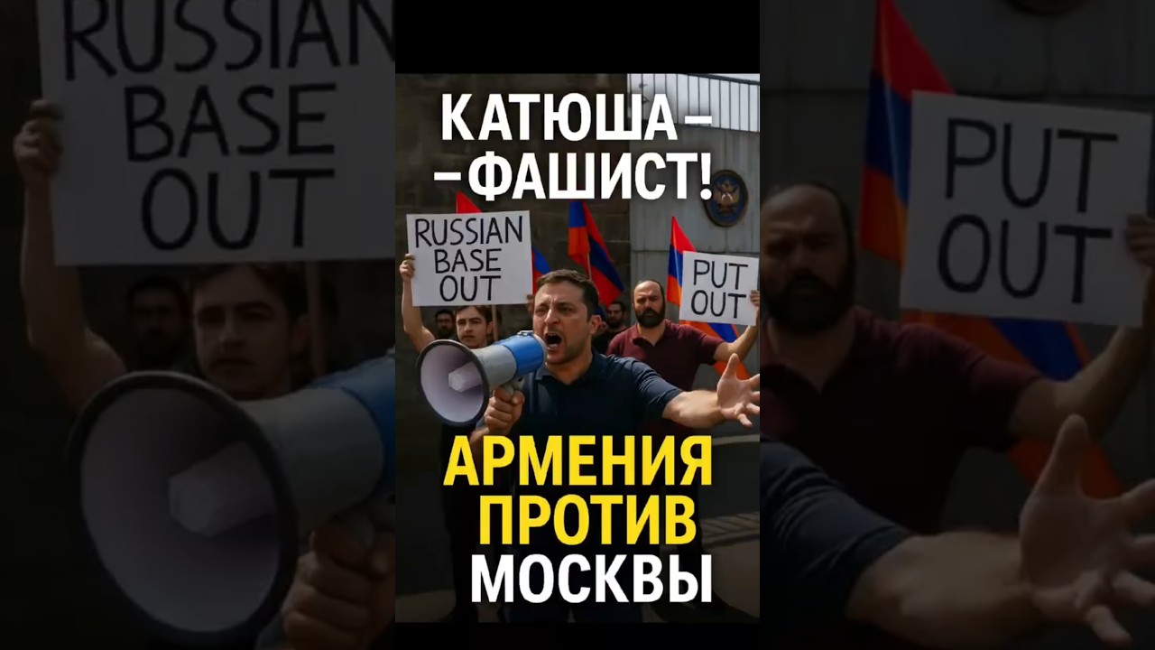 🔥 Армения встаёт против Кремля! Протест у базы РФ в Гюмри