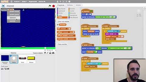 VideoJuego de Arkanoid programado con Scratch 3 3