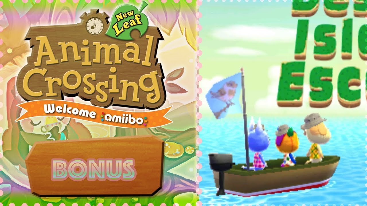 Animal Crossing New Leaf Welcome Amiibo Gameplay Walkthrough Desert Island Escape!(3DS)