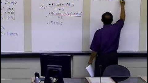 Chapter 04.06: Lesson: Naive Gaussian Elimination: Example: Part 2 of 2 (Back Substitution)