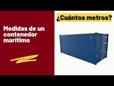 Video: ¿Qué tan grande es un contenedor de cuatro toneladas?