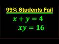 Solving a 'Harvard' University entrance exam | Find x&y?