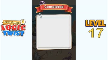 Brain puzzle 2 logic twist level 17 Walkthrough Solution