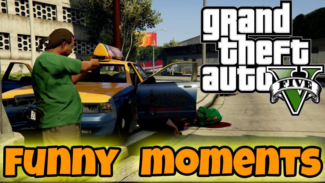 GTA 5 - Funny Moments (Funny Fails, Car Glitch, Police Chase) [2]