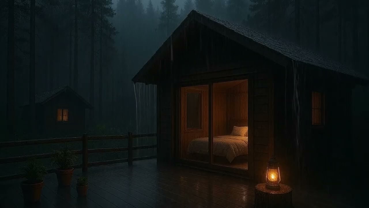 Heavy Rain White Noise for Deep Sleep