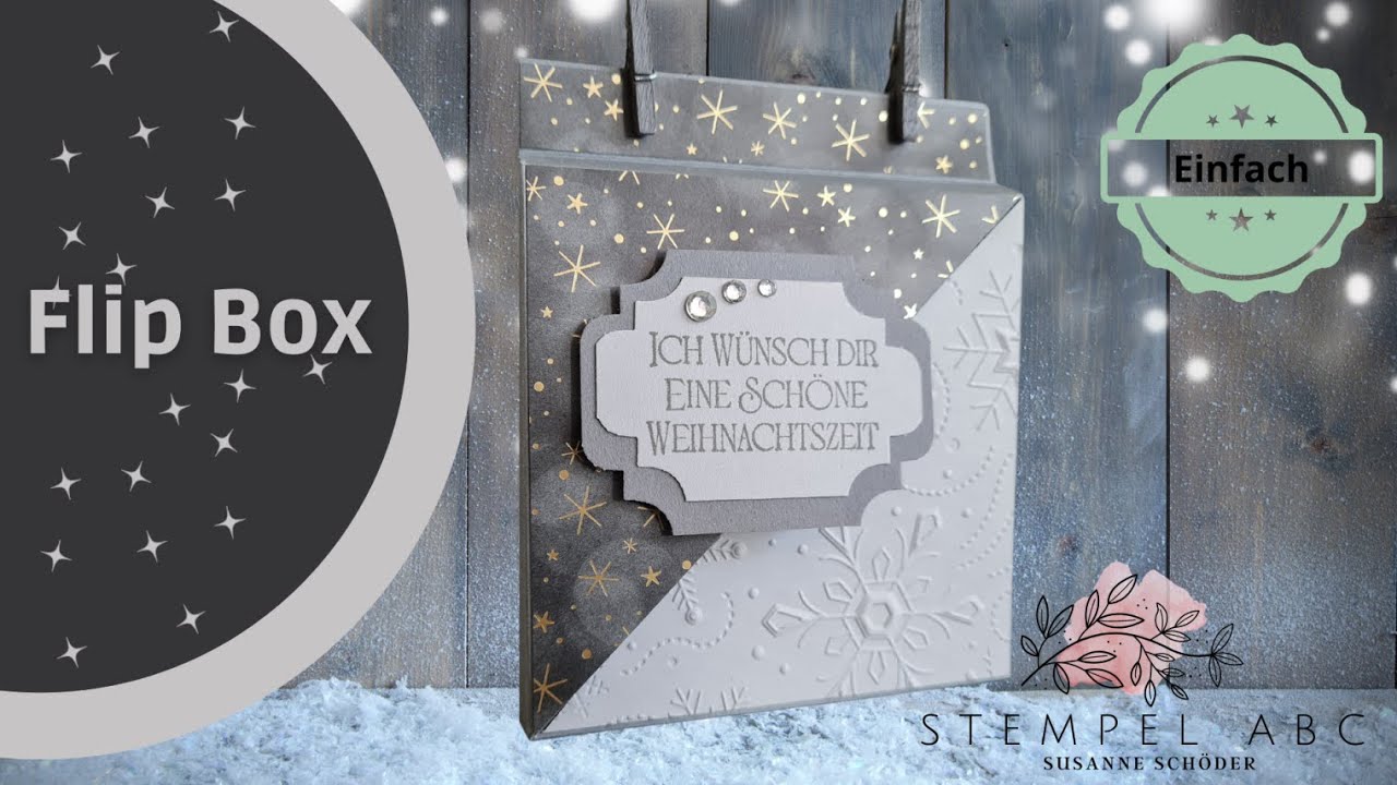 Flip Box - Kleine Verpackung - Weihnachten - Produkte von Stampin´UP!