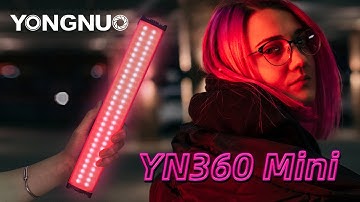 How to Take Creactive Portrait Lighting with Ice Light YN360Mini?
