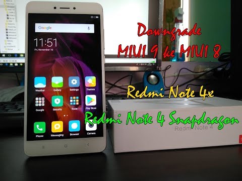 Cara Downgrade MIUI