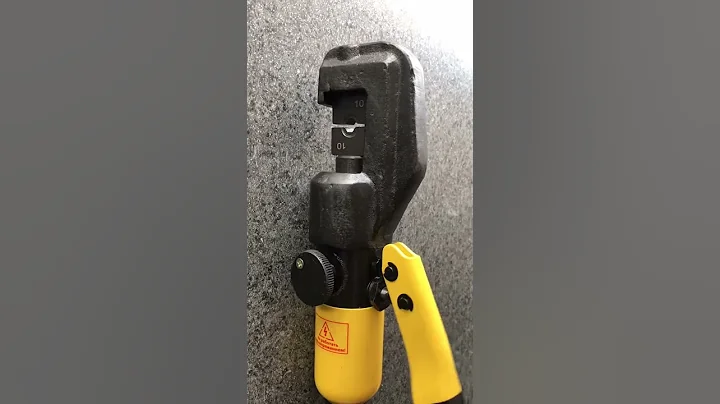 How to use YQK 70 hydraulic hand crimping tool