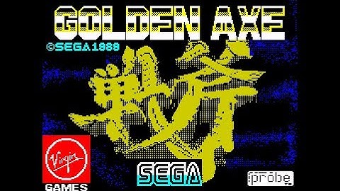 Golden Axe Review for the Sinclair ZX Spectrum by John Gage
