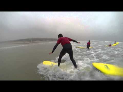 Lousy weather, great surfing