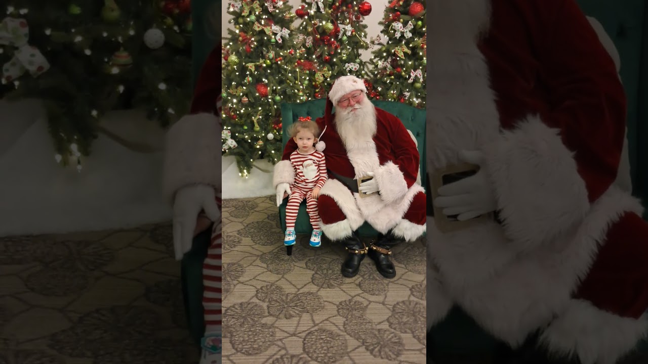 Santa at Town and Country Shopping Center in Kettering,Ohio Christmas 2025