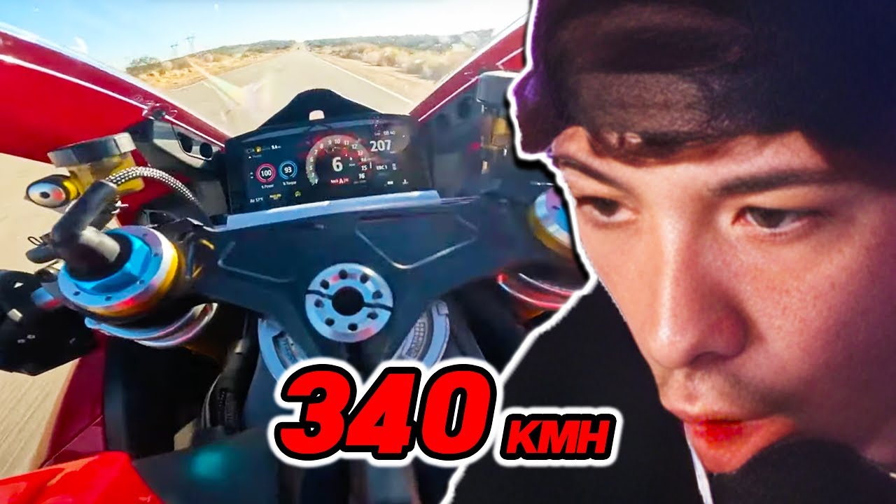 HA RAGGIUNTO I 340KM/H SU STRADA!!