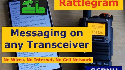 Rattlegram: Messaging on a Quansheng and Baofeng.  Can you decode the secrete message?