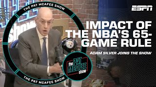 Adam Silver on the IMPACT of the 65-game policy for fans and the league 🙌 | The Pat McAfee Show