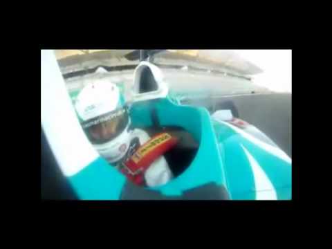 Unbelievable G-Force in a F1 car 850 bhp -  Lucas di Grassi