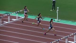 20181007北九州市民体育祭陸上 高校女子100mH決勝
