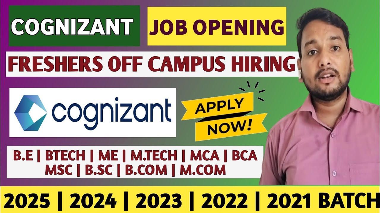 Cognizant Official Hiring 2024 | Job Opportunity | Off Campus Direct ...