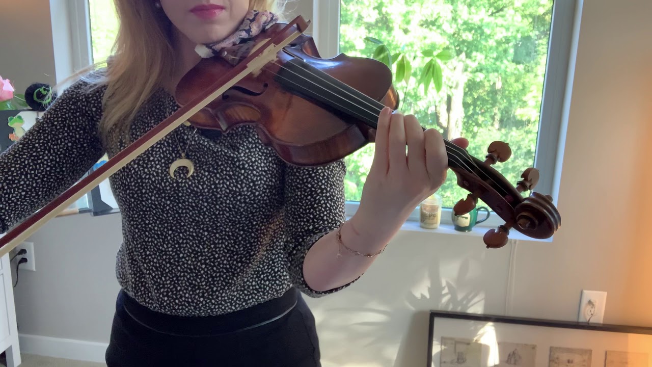 1 Octave E Harmonic Minor Scale Violin Tutorial