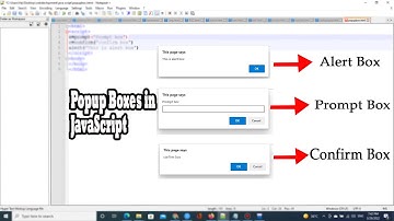 Popup boxes in java script || alert box || prompt box || confirm box in urdu