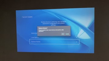 How to operate BYINTEK K20X Smart Version to restore factory settings?