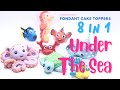 Gambar cover 8 in 1 UNDER THE SEA | Fondant cake toppers