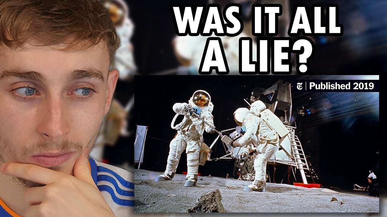 Reacting to Why People Think the Moon Landing is Fake