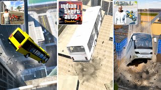 Bus Jumping Challenge In Indian Gta Games ..L