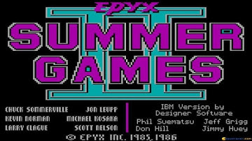 Summer Games 2 gameplay (PC Game, 1986)