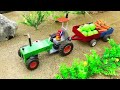 DIY Mini Tractor Builds a Sturdy Brick Bridge for Heavy Trucks | Science Project