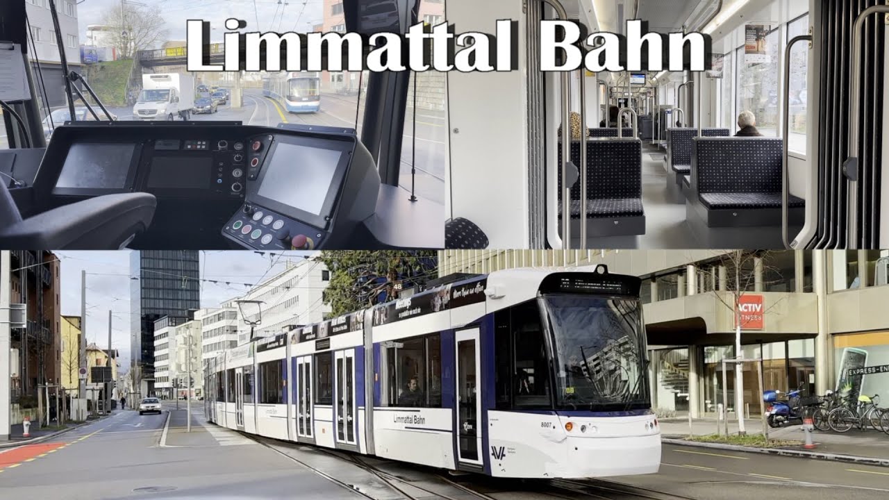 [4K | ON BOARD] Nuova Tranvia Limmattal Bahn a Zurigo | New Tramway ...