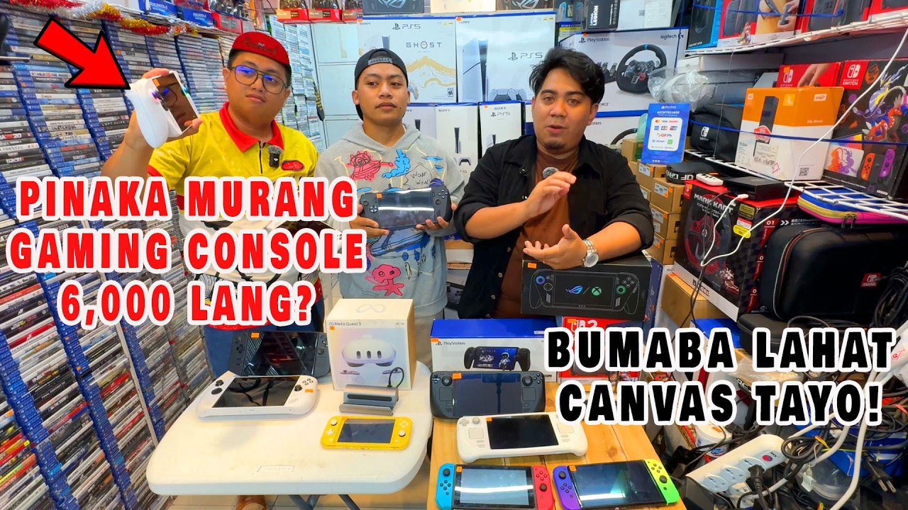 BUMABA LAHAT NANDITO NA CANVAS TAYO NG PLAYSTATION 5 | NINTENDO SWITCH, PS VITA | PSP | STEAM DECK