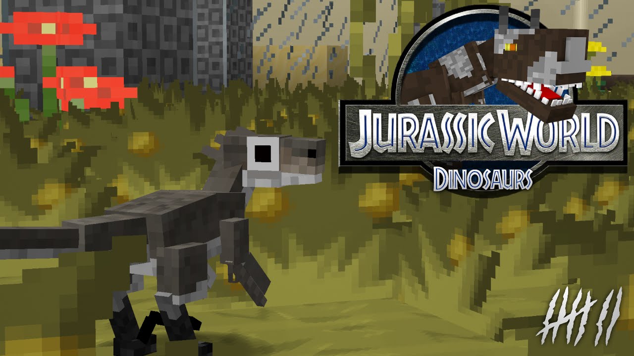 Minecraft Jurassic World 7 DINOSAURS YouTube