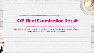 How to check KYP result and download a copy of certificate screenshot 3
