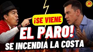 Guerra Declarada Leonidas Iza Lanza Ultimátum A Daniel Noboa Desde Guayaquil