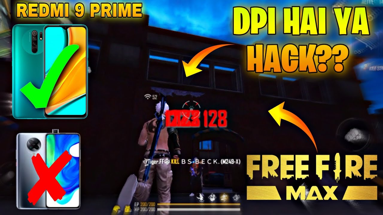 Redmi 9 Prime Best Headshot Dpi Free Fire Max | Redmi 9 Prime FF gameplay | Redmi note 8 