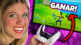 MI NOVIA jugando FORTNITE por PRIMERA VEZ!! (Sin Construir)