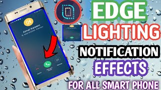 Edge Lighting  Effect For Notifications And Incoming call Edge Lighting Notification Rounded Corner screenshot 5